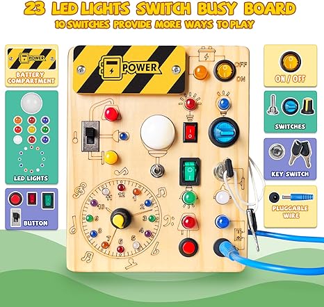 ToysBarn LED Busy Board